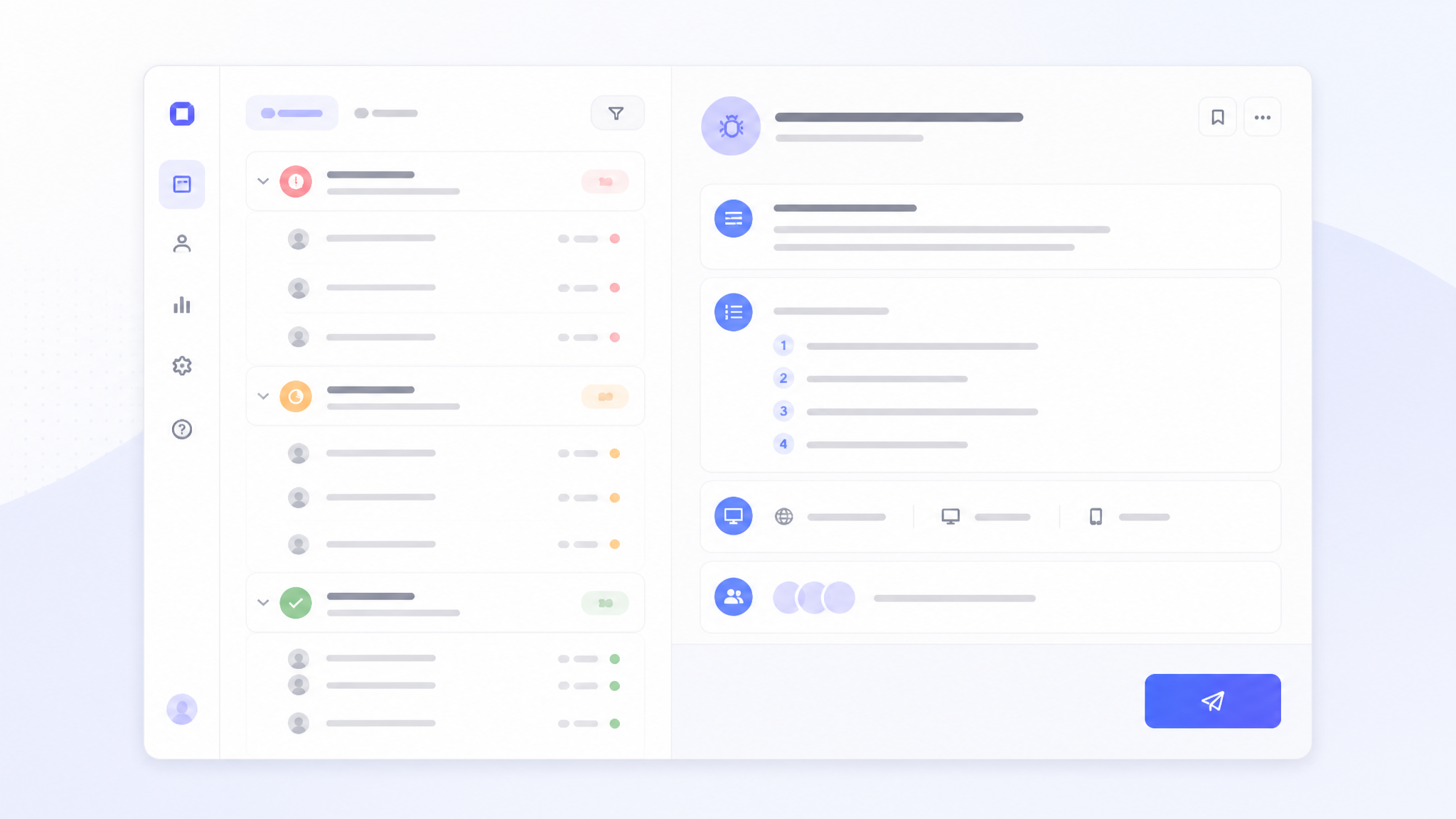 From ticket cluster to bug report in one view